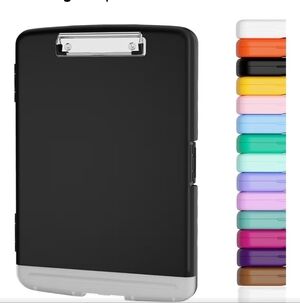 Black Clipboard with Colorful Options